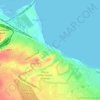 Former Bayworld Dolphinarium topographic map, elevation, terrain