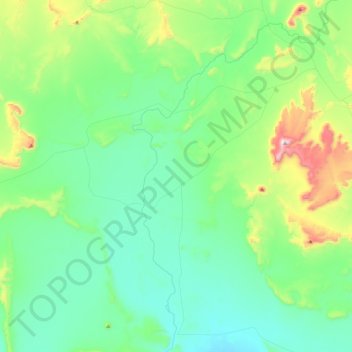 Buffelsrivier topographic map, elevation, terrain