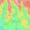 Kentmere topographic map, elevation, terrain