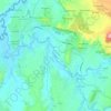 Hlotse River topographic map, elevation, terrain