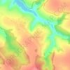 Storozhevoye topographic map, elevation, terrain