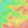 Val Gardena topographic map, elevation, terrain