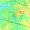 Parc d'Enghien topographic map, elevation, terrain