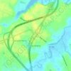 Odessa topographic map, elevation, terrain