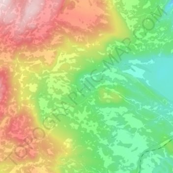 Finnån topographic map, elevation, terrain
