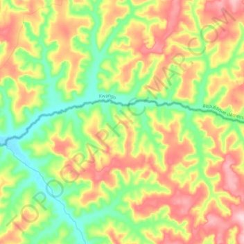 Lola topographic map, elevation, terrain