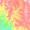 Qunu topographic map, elevation, terrain