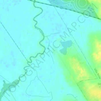 Reserva Natural del Pilar topographic map, elevation, terrain