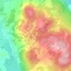 Hodson's Tarn topographic map, elevation, terrain