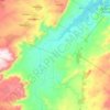 Steelpoort topographic map, elevation, terrain