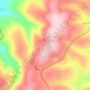 Neve Daniel topographic map, elevation, terrain