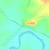 Halki topographic map, elevation, terrain