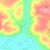 Высокое topographic map, elevation, terrain