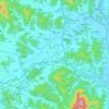 Gamcheon River topographic map, elevation, terrain