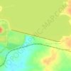 Cedar Creek Dam topographic map, elevation, terrain