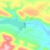Glen Melville Dam topographic map, elevation, terrain