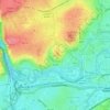 Brandon Hill Bowling Green topographic map, elevation, terrain