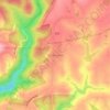 Touwsranten topographic map, elevation, terrain