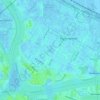 Vondelpark topographic map, elevation, terrain