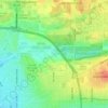 Bug Lake topographic map, elevation, terrain