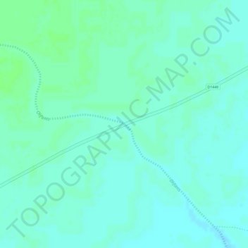Olifants topographic map, elevation, terrain
