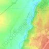 Ужевка topographic map, elevation, terrain