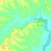 Caño Rubiales topographic map, elevation, terrain