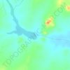 Mtshabezi Dam topographic map, elevation, terrain