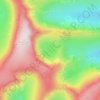 Blea Water topographic map, elevation, terrain