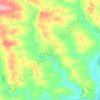 Sylva topographic map, elevation, terrain