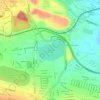 Wemmer Pan topographic map, elevation, terrain