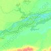 Río Meta topographic map, elevation, terrain