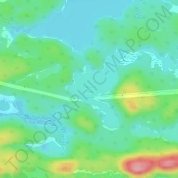 Canyon Lake topographic map, elevation, terrain