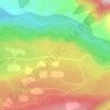 Barton Flats topographic map, elevation, terrain