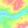 River Drynoch topographic map, elevation, terrain