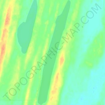 Jackfish Lake topographic map, elevation, terrain