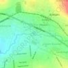 Komani topographic map, elevation, terrain