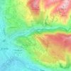 Silla del Moro topographic map, elevation, terrain