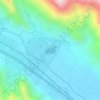 Humedal de Huasao topographic map, elevation, terrain