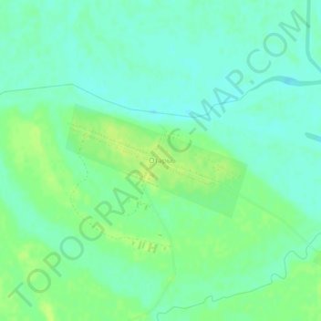 Отары topographic map, elevation, terrain