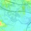 Río Campanillas topographic map, elevation, terrain