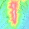 Sierra Carbonera topographic map, elevation, terrain