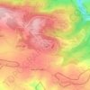 Shaked topographic map, elevation, terrain