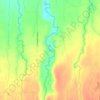 Cranberry River topographic map, elevation, terrain