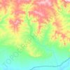 Cango topographic map, elevation, terrain