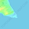 Cape Recife topographic map, elevation, terrain