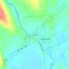 Great Moose Lake Dam topographic map, elevation, terrain