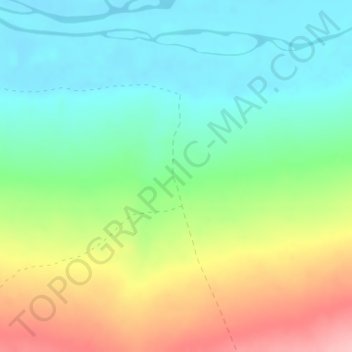 Witbank topographic map, elevation, terrain