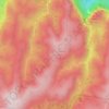 Burramoko Ridge topographic map, elevation, terrain