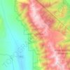 White Mountains topographic map, elevation, terrain